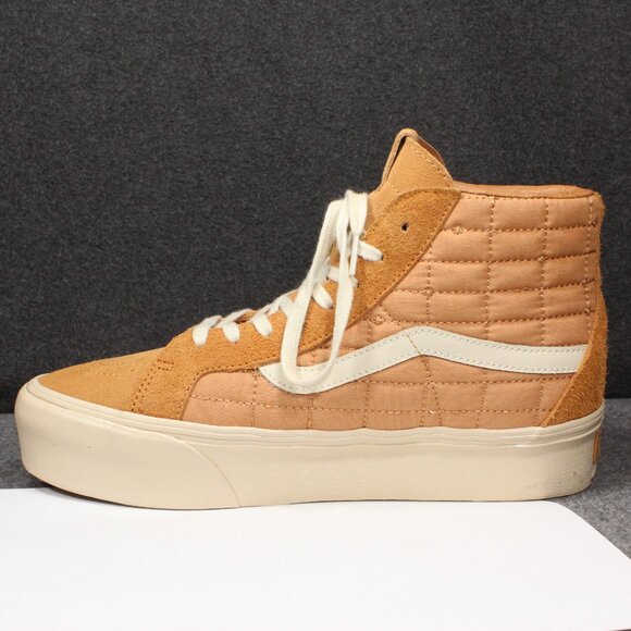 VANS X JOE FRESH GOODS SK8 HI Reissue JFG Camel Platform Shoes Mens Size 12 - Picture 7 of 12